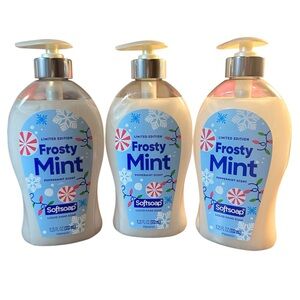 Softsoap Liquid Hand Soap Frosty Mint-Peppermint Scent Limited Ed 11.25FlOz 3 Pk